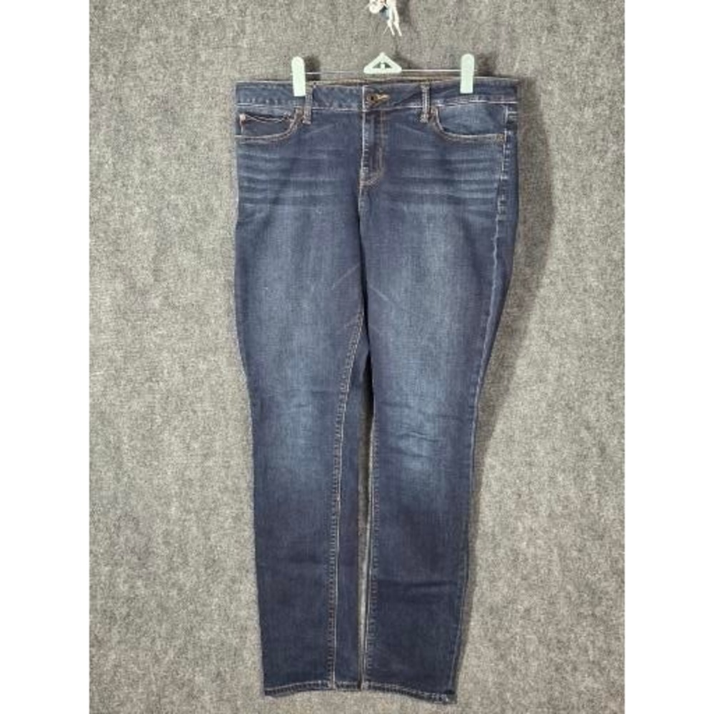 Lucky‎ Brand Lolita Skinny Jeans Womens 14/32 Dark Wash Blue Denim Mid Rise